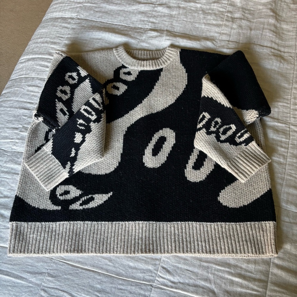 The Slow Love Octopus Knit Wool Jumper